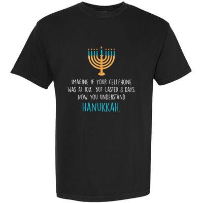 Funny Hanukkah Jewish Holiday Channukah Jew Fun Hanukkah Garment-Dyed Heavyweight T-Shirt