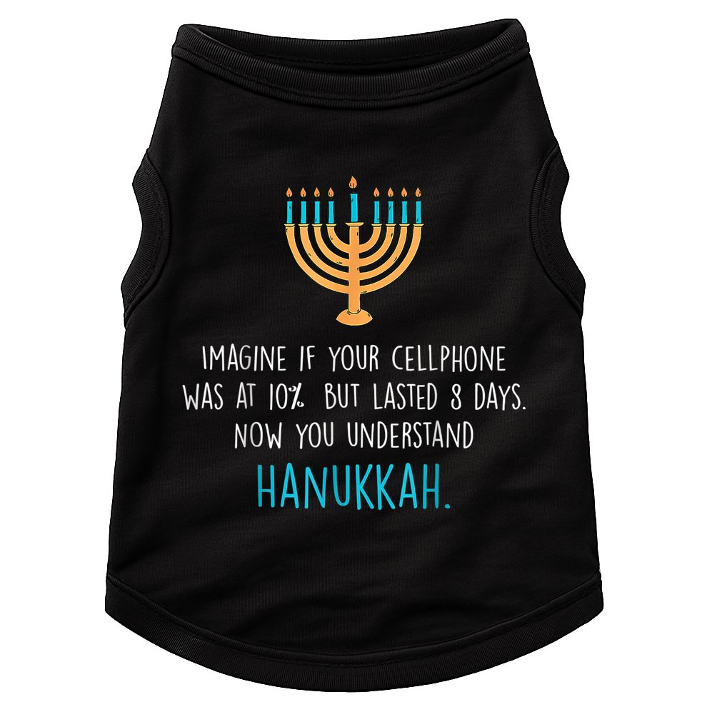 Funny Hanukkah Jewish Holiday Channukah Jew Fun Hanukkah Doggie Tank