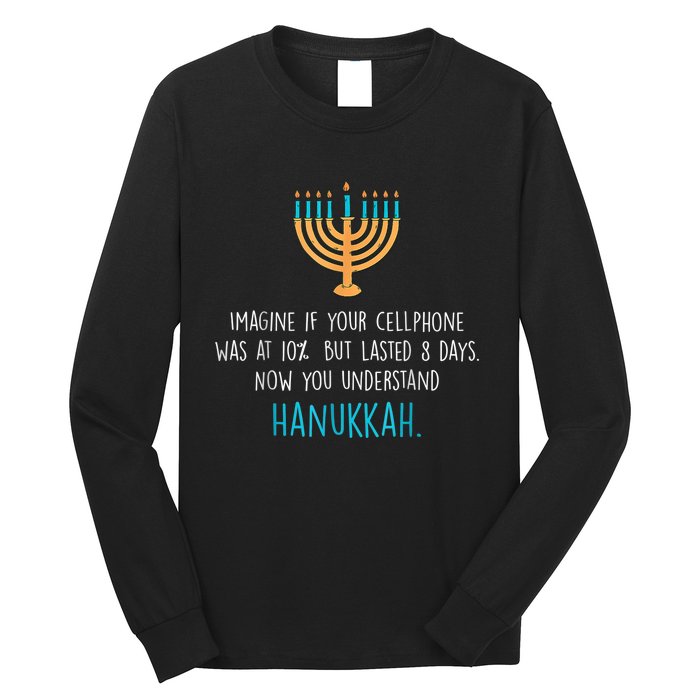 Funny Hanukkah Jewish Holiday Channukah Jew Fun Hanukkah Long Sleeve Shirt