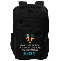 Funny Hanukkah Jewish Holiday Channukah Jew Fun Hanukkah Impact Tech Backpack