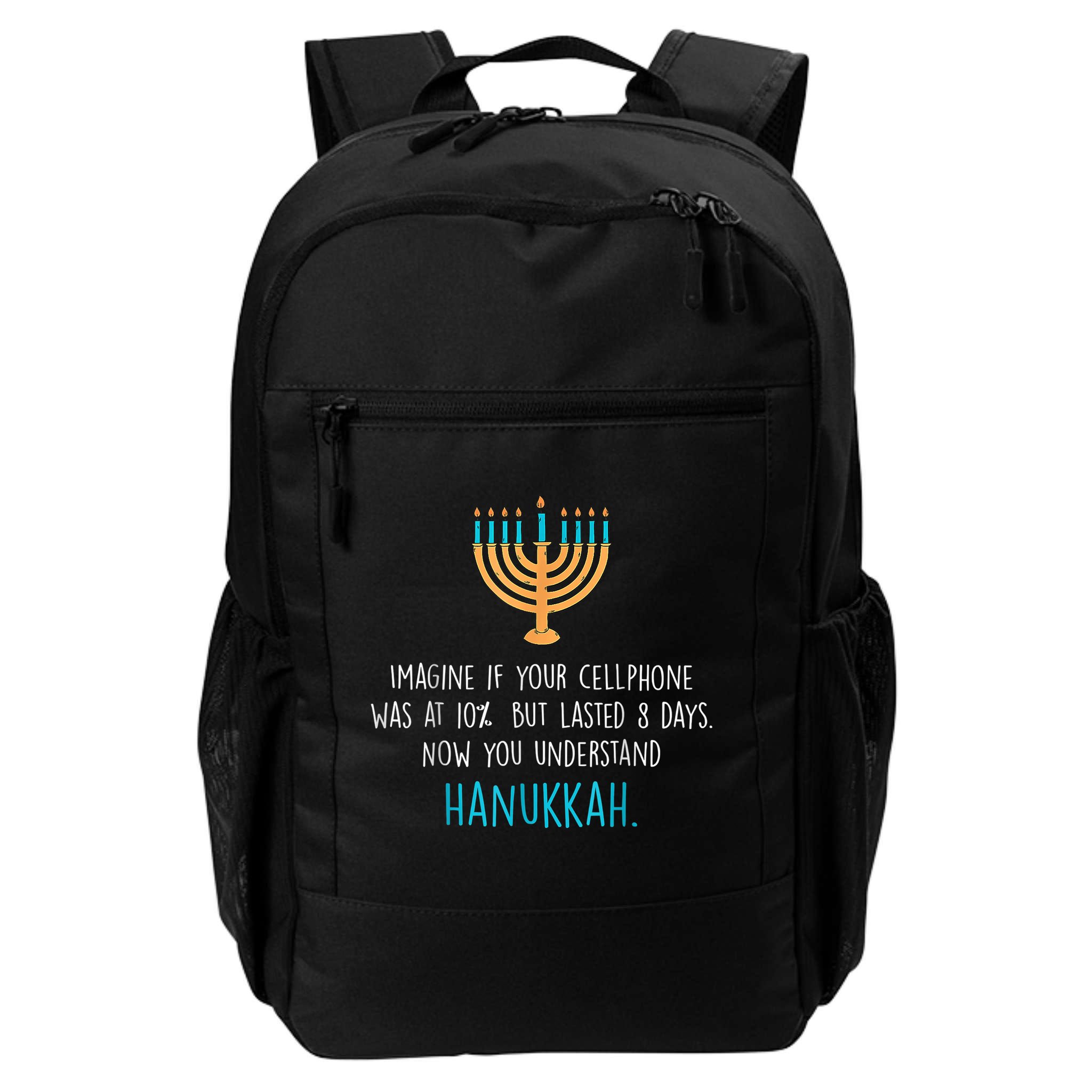 Funny Hanukkah Jewish Holiday Channukah Jew Fun Hanukkah Backpack