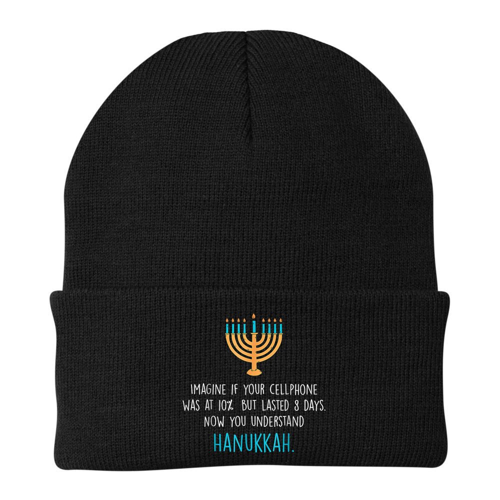 Funny Hanukkah Jewish Holiday Channukah Jew Fun Hanukkah Beanie