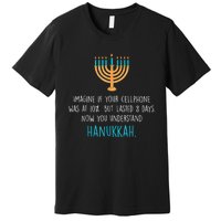 Funny Hanukkah Jewish Holiday Channukah Jew Fun Hanukkah Premium T-Shirt