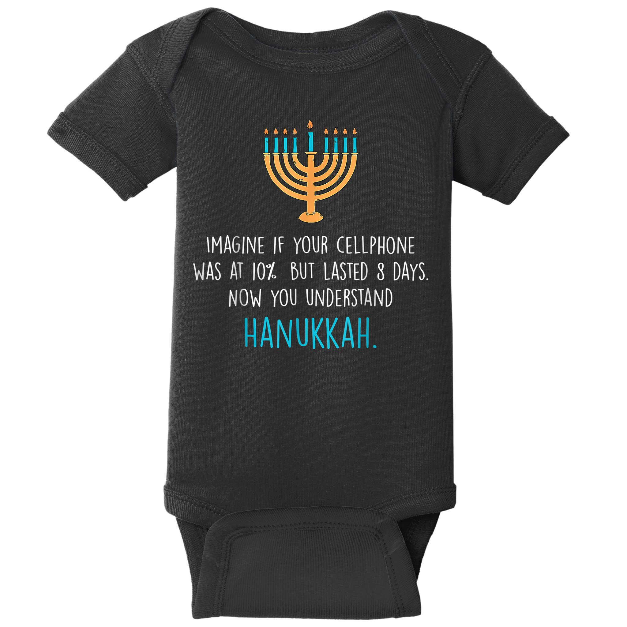 Funny Hanukkah Jewish Holiday Channukah Jew Fun Hanukkah Baby Bodysuit