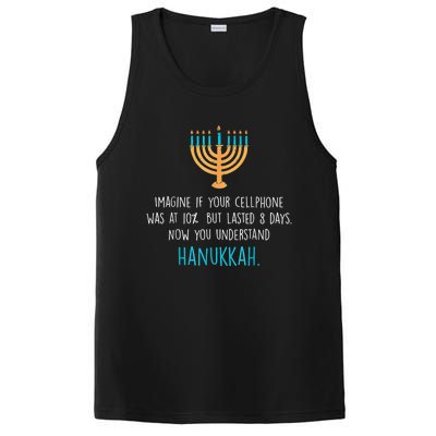 Funny Hanukkah Jewish Holiday Channukah Jew Fun Hanukkah PosiCharge Competitor Tank