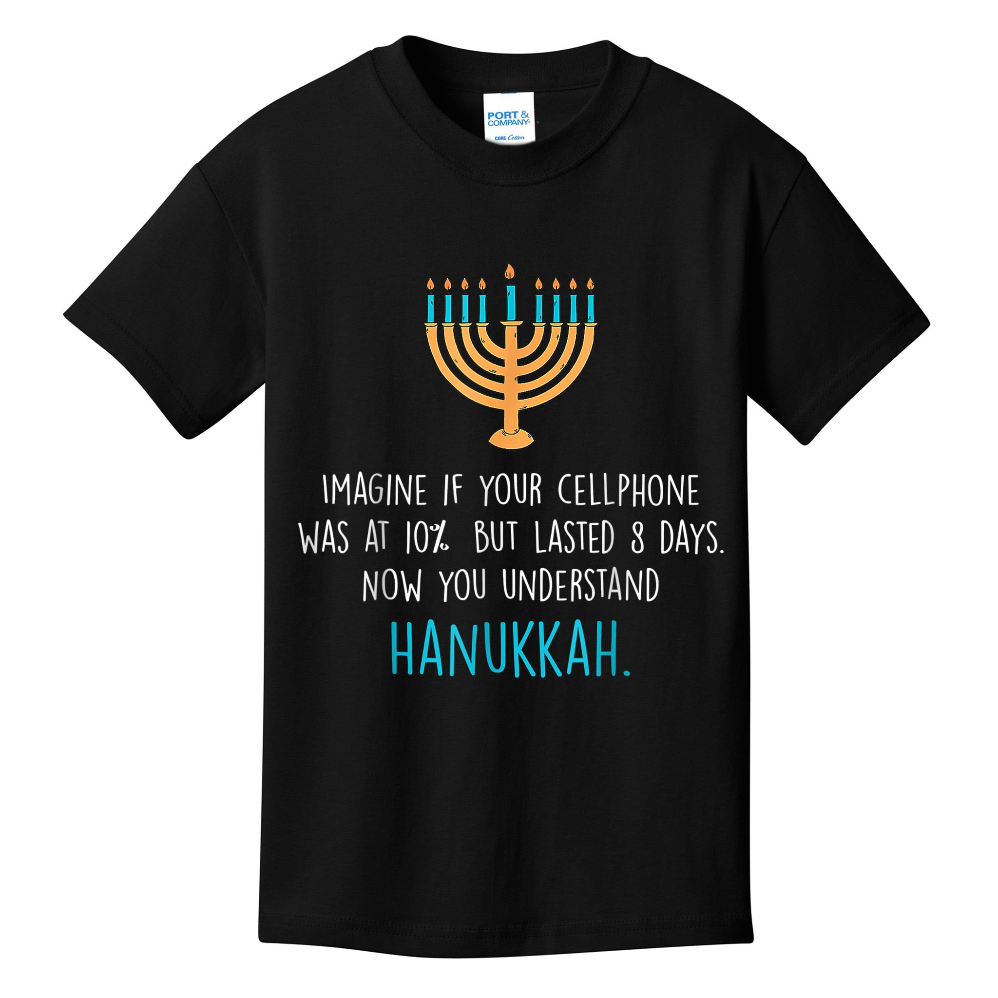 Funny Hanukkah Jewish Holiday Channukah Jew Fun Hanukkah Kids T-Shirt