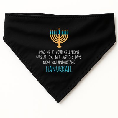 Funny Hanukkah Jewish Holiday Channukah Jew Fun Hanukkah  USA-Made Doggie Bandana