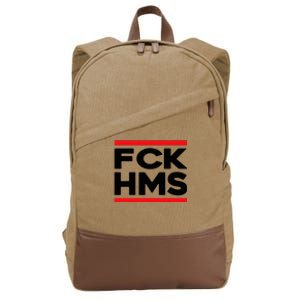 Fck Hms Jewish Nondistressed Cotton Canvas Backpack