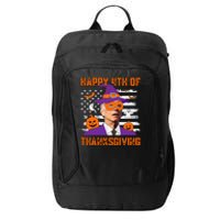 Funny Halloween Joe Biden Confused Happy 4th Of Thanksgiving City Backpack