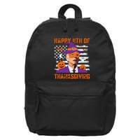 Funny Halloween Joe Biden Confused Happy 4th Of Thanksgiving 16 in Basic Backpack