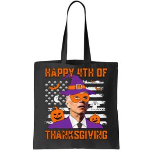 Funny Halloween Joe Biden Confused Happy 4th Of Thanksgiving Tote Bag