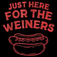 Funny Hotdog Just Here For The Wiener 4th Of July 16oz Travel Tumbler