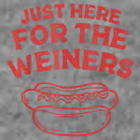 Funny Hotdog Just Here For The Wiener 4th Of July Hooded Wearable Blanket