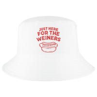 Funny Hotdog Just Here For The Wiener 4th Of July Cool Comfort Performance Bucket Hat