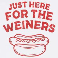 Funny Hotdog Just Here For The Wiener 4th Of July Cool Comfort Performance Bucket Hat