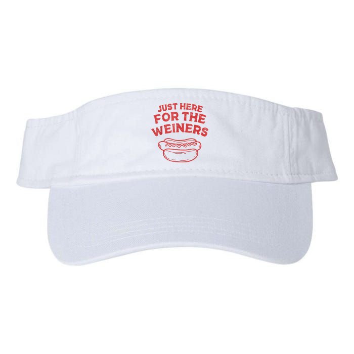 Funny Hotdog Just Here For The Wiener 4th Of July Visor