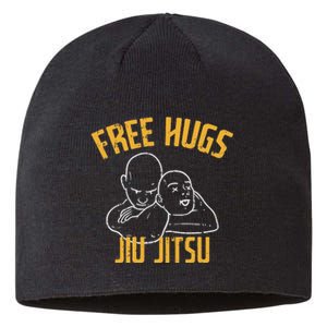 Free Hug Jiu Jitsu Choke Funny Bjj Sports Martial Arts Sustainable Beanie