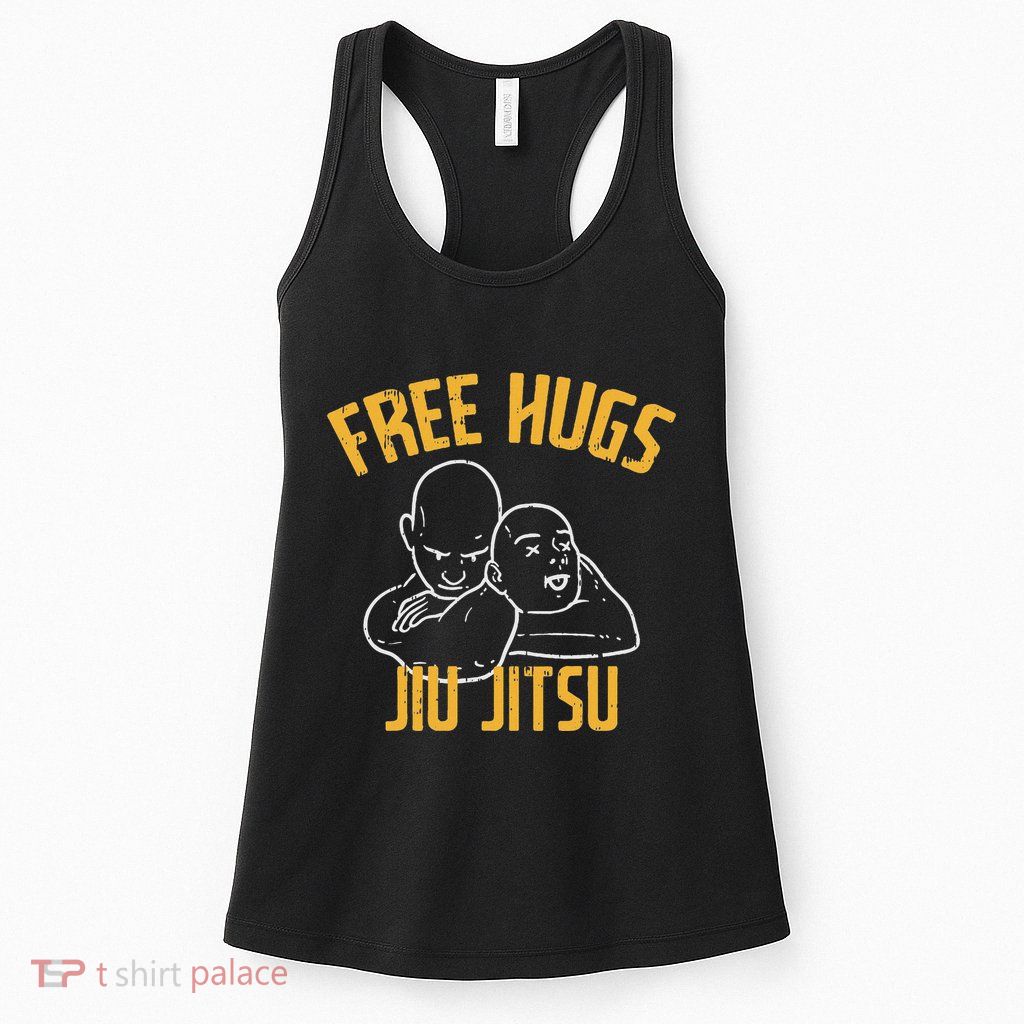 Free Hug Jiu Jitsu Choke Funny Bjj Sports Martial Arts Womens Tank Top