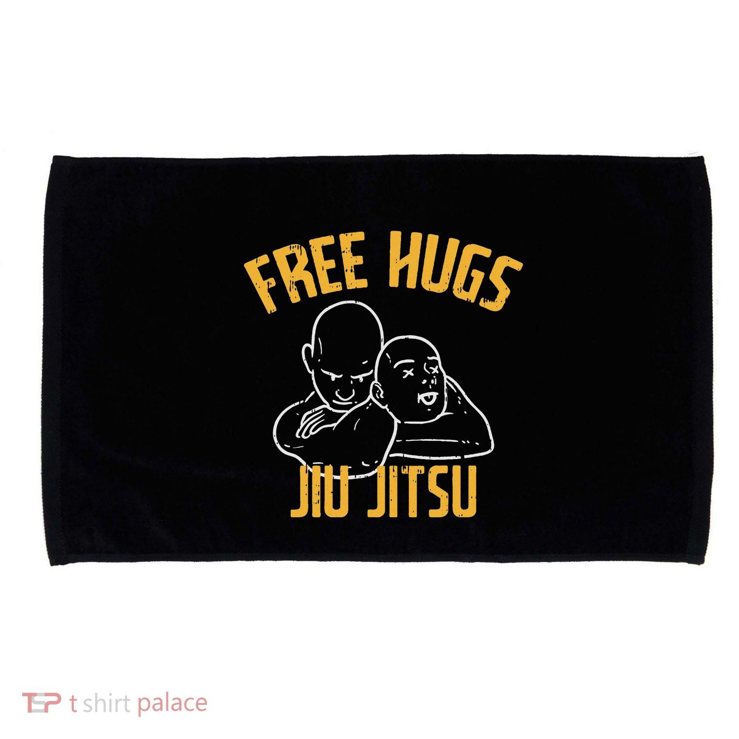 Free Hug Jiu Jitsu Choke Funny Bjj Sports Martial Arts Microfiber Hand Towel