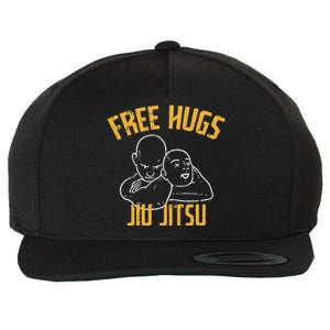 Free Hug Jiu Jitsu Choke Funny Bjj Sports Martial Arts Wool Snapback Cap