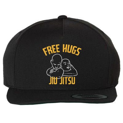 Free Hug Jiu Jitsu Choke Funny Bjj Sports Martial Arts Wool Snapback Cap