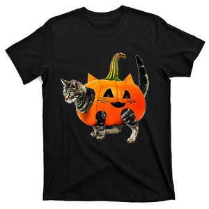 Funny Halloween Jack O Lantern Pumpkin Ca For Men T-Shirt