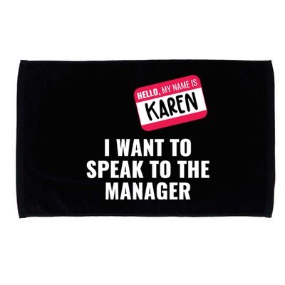 Funny Halloween Karen Costume Microfiber Hand Towel