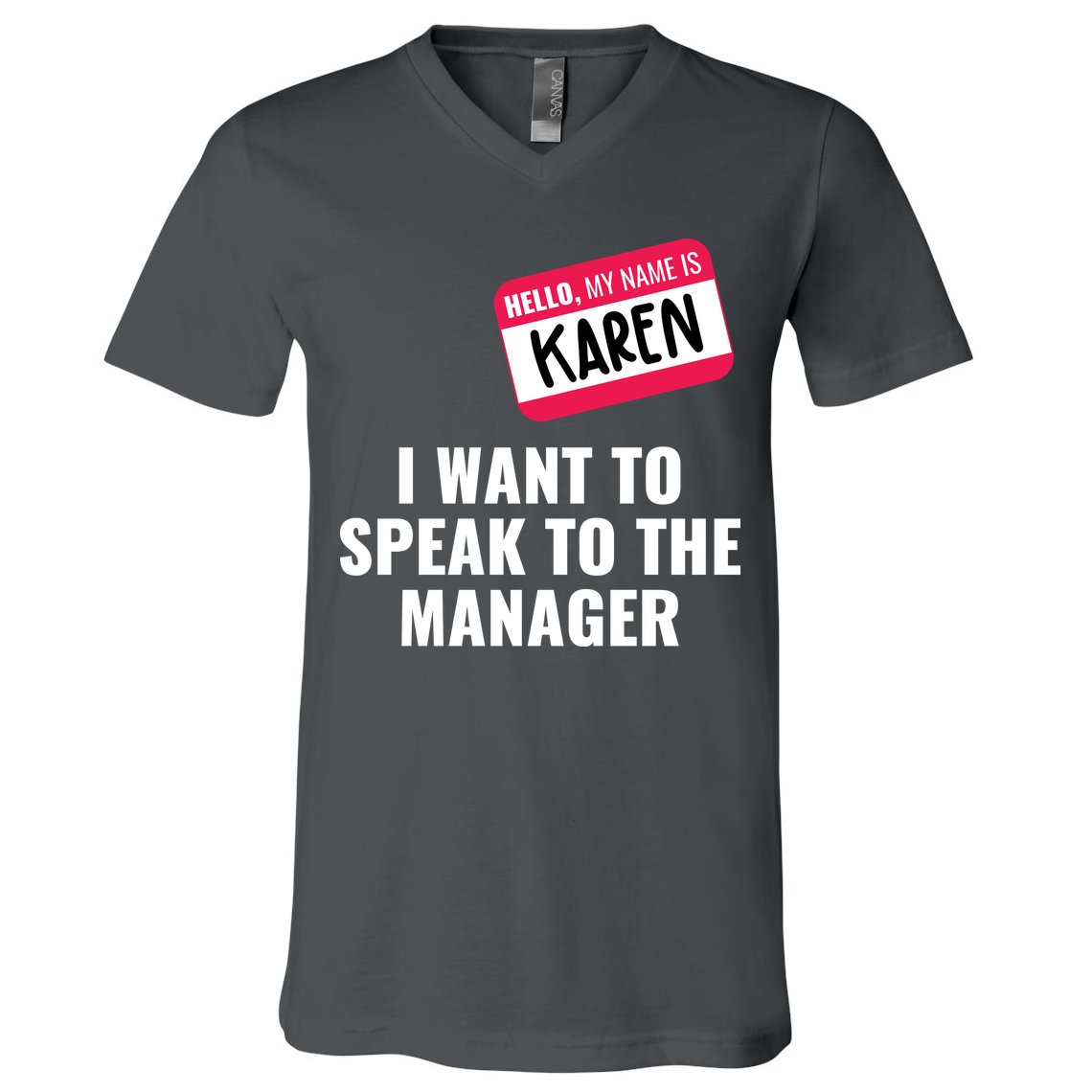 Funny Halloween Karen Costume V-Neck T-Shirt