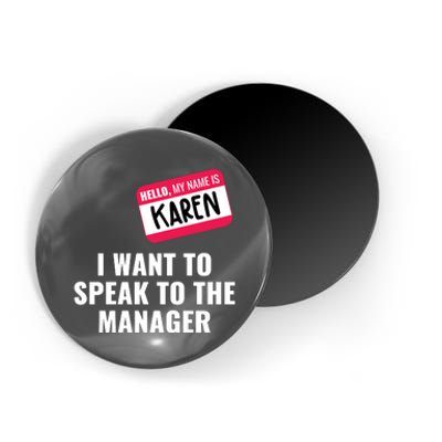 Funny Halloween Karen Costume Magnet