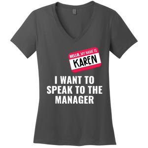 Funny Halloween Karen Costume Women's V-Neck T-Shirt