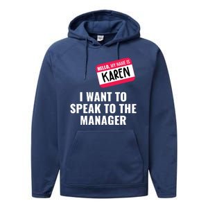 Funny Halloween Karen Costume Performance Fleece Hoodie