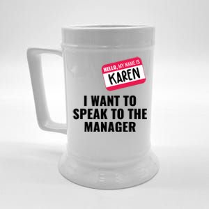 Funny Halloween Karen Costume Beer Stein