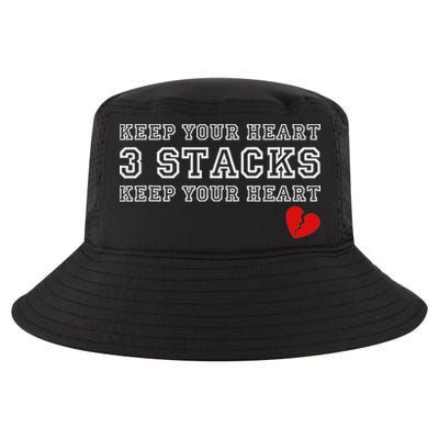 Funny Heartbreak Keep Your Heart Three Stacks Cool Comfort Performance Bucket Hat