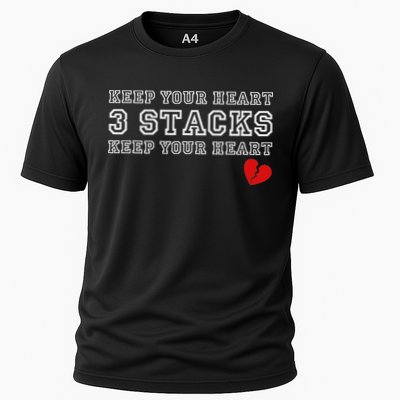 Funny Heartbreak Keep Your Heart Three Stacks Performance Shirt
