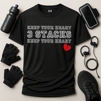 Funny Heartbreak Keep Your Heart Three Stacks Performance Shirt