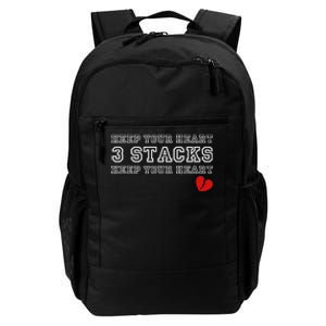 Funny Heartbreak Keep Your Heart Three Stacks Daily Commute Backpack