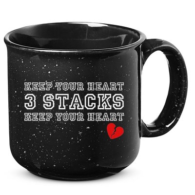 Funny Heartbreak Keep Your Heart Three Stacks 15oz Campfire Ceramic Mug