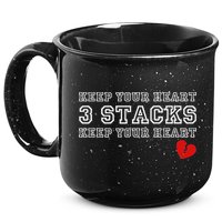 Funny Heartbreak Keep Your Heart Three Stacks 15oz Campfire Ceramic Mug