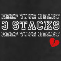 Funny Heartbreak Keep Your Heart Three Stacks Large Microfiber Waffle Golf Towel
