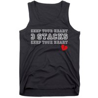 Funny Heartbreak Keep Your Heart Three Stacks Tank Top
