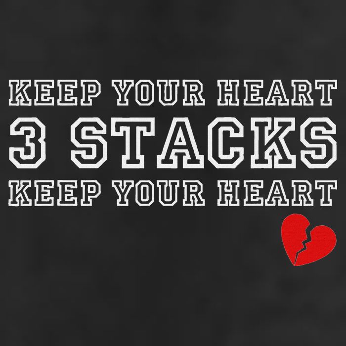Funny Heartbreak Keep Your Heart Three Stacks Golf Towel