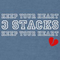 Funny Heartbreak Keep Your Heart Three Stacks Garment-Dyed Sweatshirt
