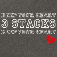 Funny Heartbreak Keep Your Heart Three Stacks Cotton Canvas Backpack