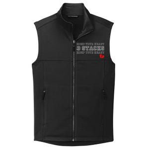 Funny Heartbreak Keep Your Heart Three Stacks Collective Smooth Fleece Vest