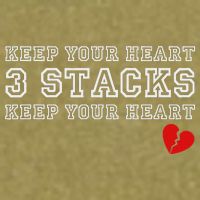Funny Heartbreak Keep Your Heart Three Stacks Garment-Dyed Women's Muscle Tee