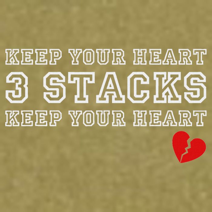 Funny Heartbreak Keep Your Heart Three Stacks Garment-Dyed Women's Muscle Tee