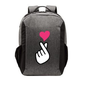 Finger Heart Korean Hand Symbol KPOP Love Saranghae Vector Backpack