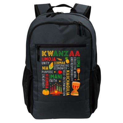 Funny Happy Kwanzaa Seven Principles Of Kwanzaa Daily Commute Backpack