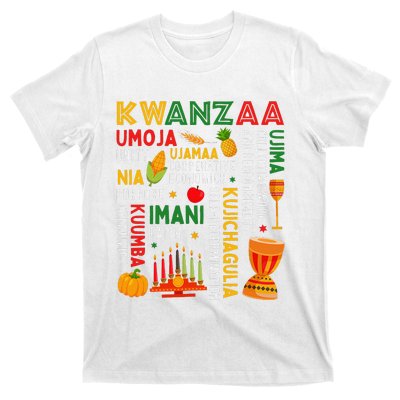 Funny Happy Kwanzaa Seven Principles Of Kwanzaa T-Shirt