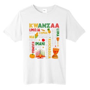 Funny Happy Kwanzaa Seven Principles Of Kwanzaa Tall Fusion ChromaSoft Performance T-Shirt